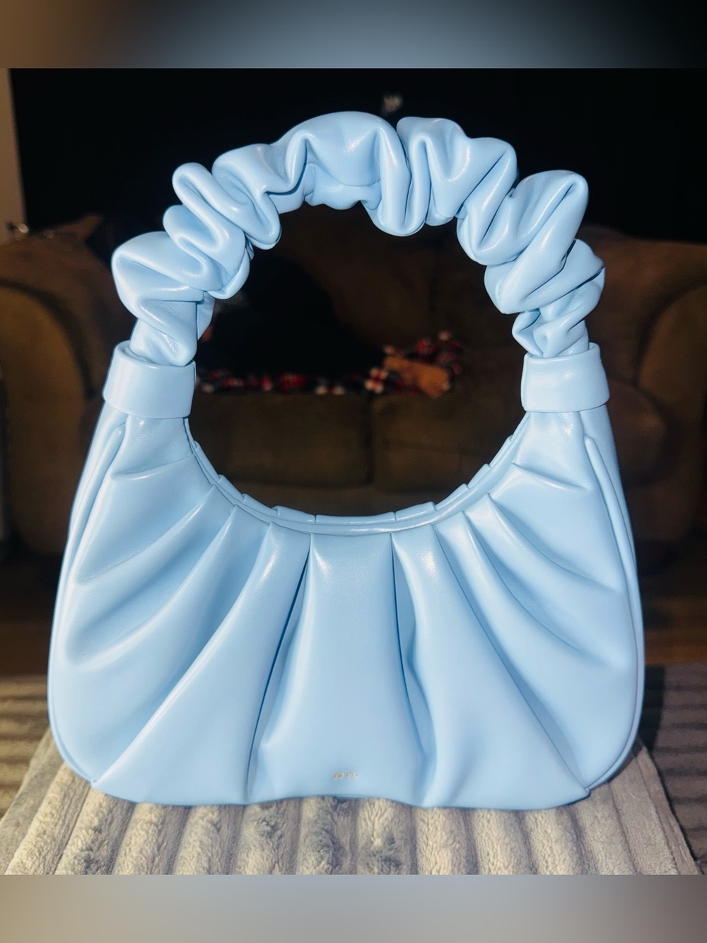 JW PEI Gabbi Ruched Hobo Handbag - ICEBERG BLUE- MSRP $99- NWOT